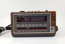 Vintage GE General Electric AM/FM Alarm Clock Radio Model 7-4601A Tested - WORKS
