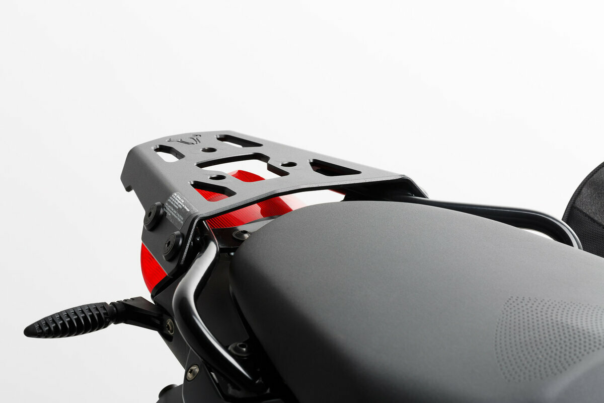 Porte-bagages Sw Motech ALU-RACK noir support top case BMW F 800 S ST R GT