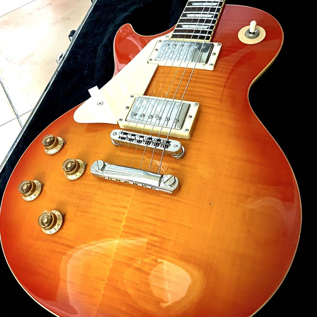 burny バーニー レスポール RLG-50 レフティ 超希少 送料無料❗️ Burny RLG-50 Lefty Les Paul Vintage Cherry Sunburst Mod