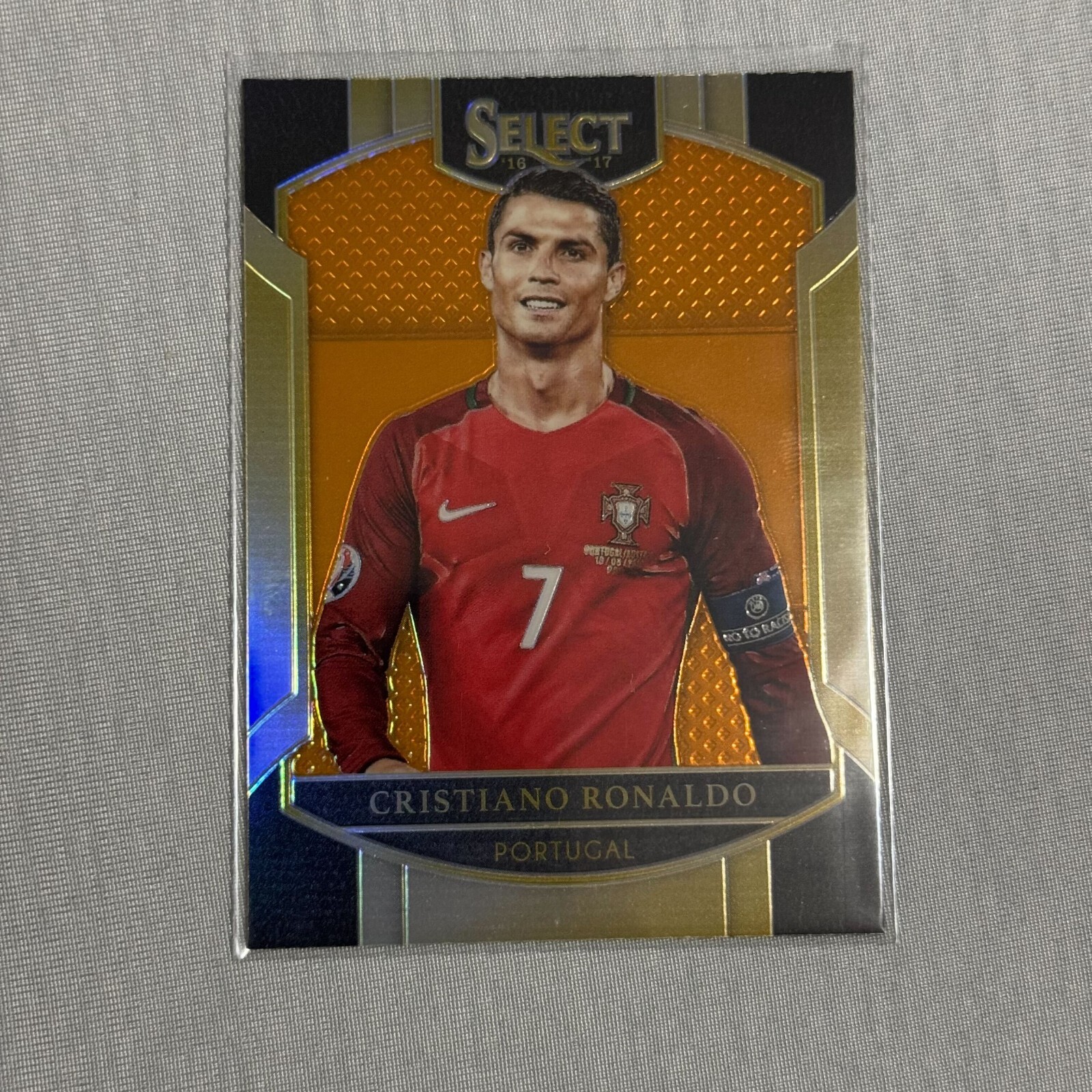 2016-17 Panini Select Terrace Orange Prizm /75 Cristiano Ronaldo #1