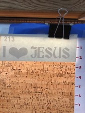 I Love Jesus - White - Vinyl Sticker Decal - Y7-1.212