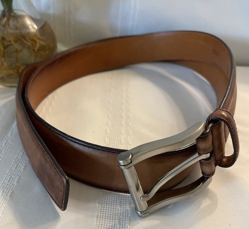 MAGNANNI 1121 Brown Carbon Cognac Size 
