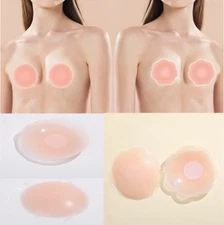 Silicone Nipple Covers Reusable Self Adhesive Gel Bra Pad Invisible Bra UK