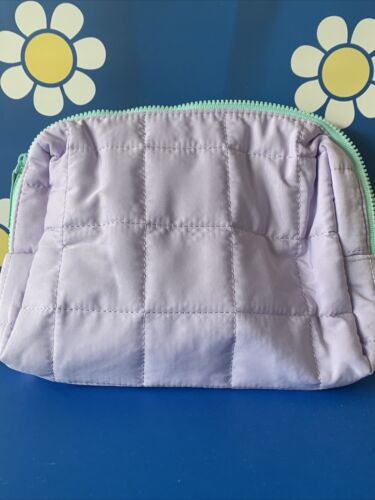 Sephora Lilac & Turquoise Quilted Make Up Bag, New - 第 1/5 張圖片
