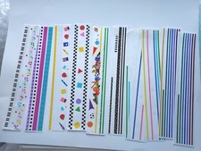 LOT mrs. grossman's stickers Design Lines Borders Full And Partial Sheets