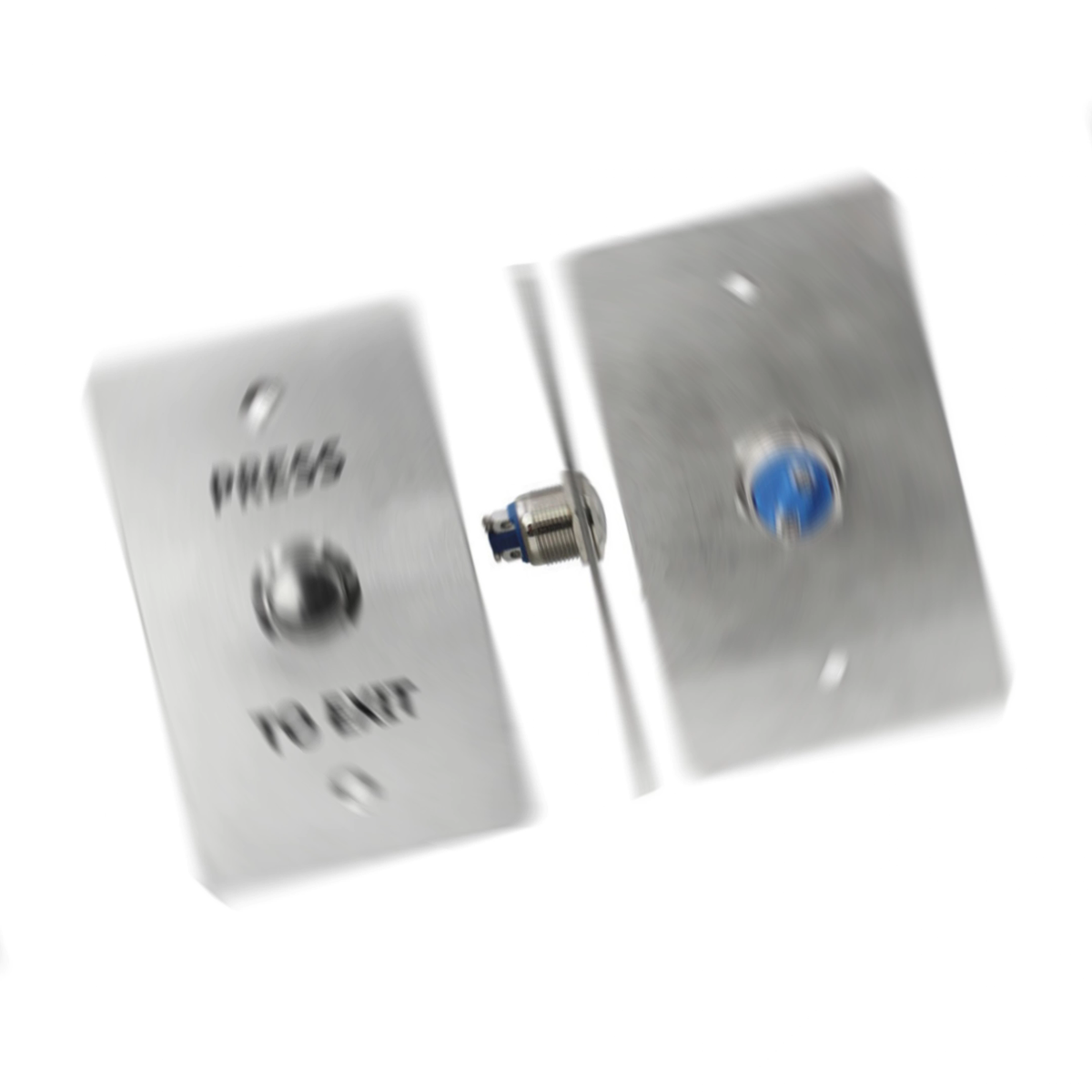 EXITさん専用 12V Stainless Steel Thick Panel Self Resetting Access Switch Exit