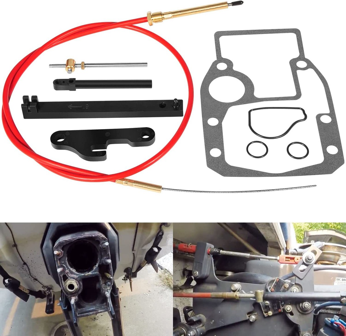 Lower Shift Cable Assembly Kit For OMC Cobra Sterndrive 1986-1993
