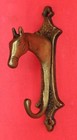 Horse Shape Antique Style Handmade Brass Key Cloth Towel Wall Hook Hanger Gift