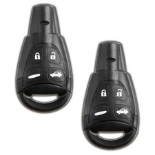 2 Replacement For Saab 9-3 Remote Key Fob 12783781 4 Button 2003-2011