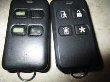2Gig Technologies 2gig-Key 1-345 4 Button Keyless Transmitter Remote Fob x 2