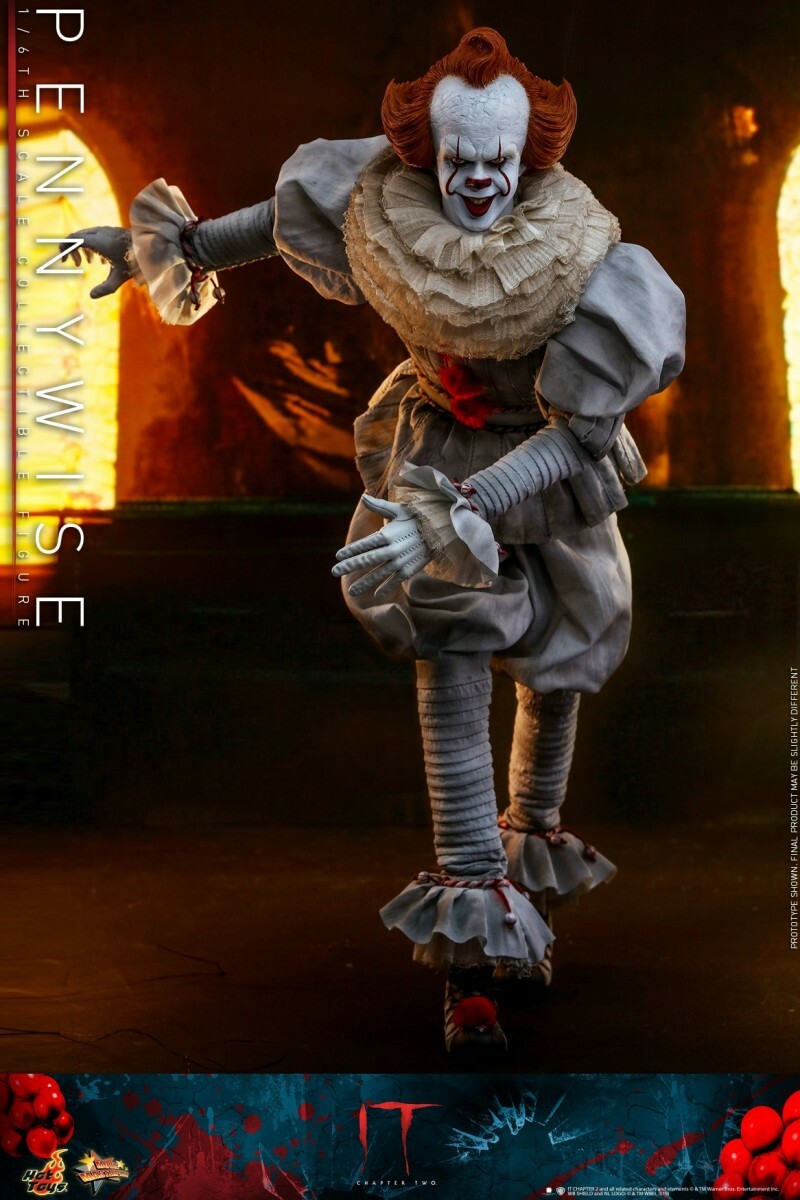 MMS555 ホットトイズ ペニーワイズ pennywise 1/6フィギュア 1/6 Hot Toys MMS555 It: Chapter Two Pennywise Bill Skarsgard
