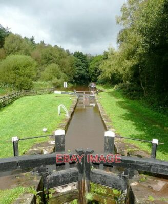 FOTO OAKMEADOW FORD LOCK CALDON CANAL STAFFORDSHIRE DER WASSERSTAND IST GESENKT