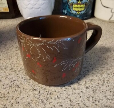 Starbucks Autumn Fall Leaves Brown Coffee Cup | eBay