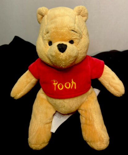 Disney Store Exclusive Winnie The Pooh 6” Plush Teddy Bear Embroidered Shirt - Picture 1 of 11