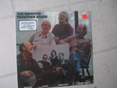 THE WEAVERS 1981 ''TOGETHER AGAIN'' NEW/SEALED VNTAGE US FOLK/ROOTS LP pete seeger
