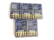 Dentsply Pathfile Root Canal Rotary Dental Files LOT 5 pcs