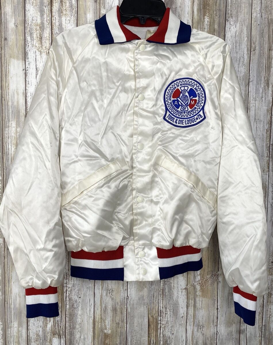 Vintage KING LOUIE PRO FIT Satin Bomber VARSITY JACKET Size Vintage KING LOUIE PRO FIT Satin Bomber VARSITY JACKET Size