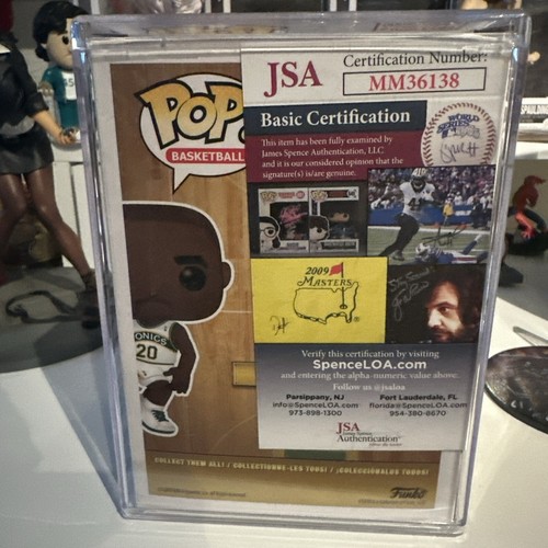 GARY PAYTON Signed Autographed Funko POP 80 Seattle SuperSonics JSA QQ63105 - Picture 4 of 7