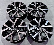 x4 19" CLUBSPORT ALLOY WHEELS BLACK BRESCIA GTI MK7MK7.5 MK8 CADDY RIMS 5x112
