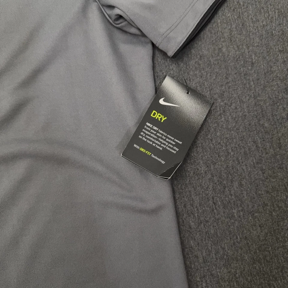 UCF Knights Polo Shirt Men Large NWT Gray Nike Dri Fit NCAA Stretch - Image 3 of 4