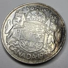 1954 Canadian Silver 50 Cents Half Dollar Coin N58