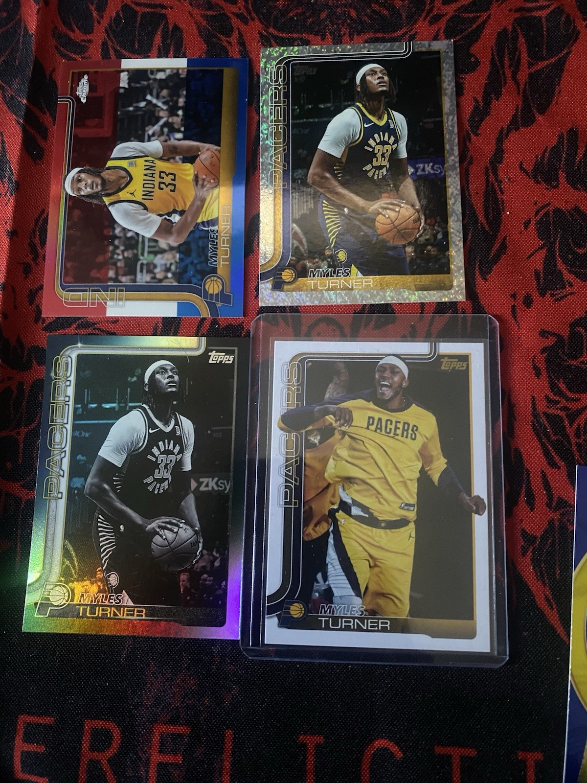Myles Turner 2025-26 Topps Golden Mirror #49 SSP