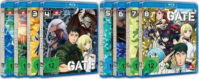 Gate - Staffel 1 & 2 - Vol.1-8 - Bundle - Blu-Ray - NEU