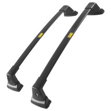 Black Aluminum Cross Bars For Kia Soul 2020-2025 Roof Rack Fixed Points Black Aluminum Cross Bars For Kia Soul 2020-2025 Roof Rack Fixed Points