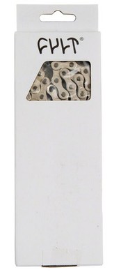Cult 410 Single Speed Chain 1/2'' x 1/8'' Chrome for BMX/Fixed Gear/Track