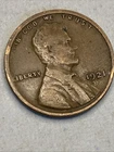 1921 NO MINT MARK Lincoln WHEAT Cent in Good Condition Very RARE coin!
