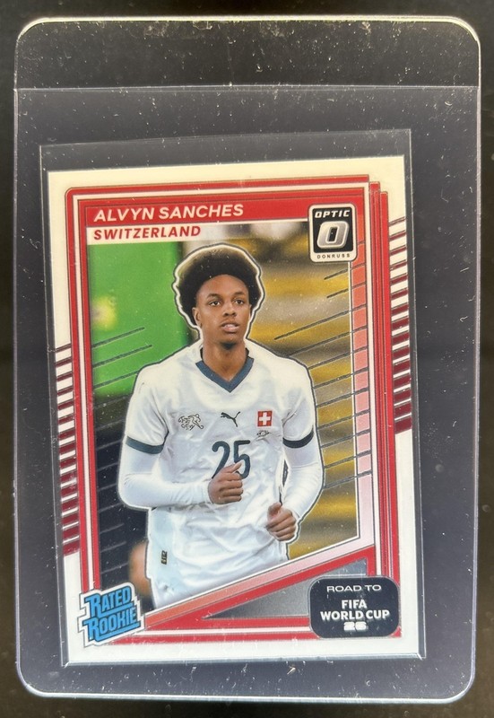 2025-26 Donruss Road to FIFA World Cup 26' Alvyn Sanches Optic Rated Rookie #247