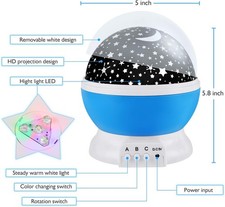 Star Night Light Projector Galaxy Nebula Lamp Remote Bedroom Kids Gift