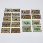 1st & 3rd Issue 4th Series US Fractional Postal Currency 3c 10c Lot of 18 C848-1 — photo 1