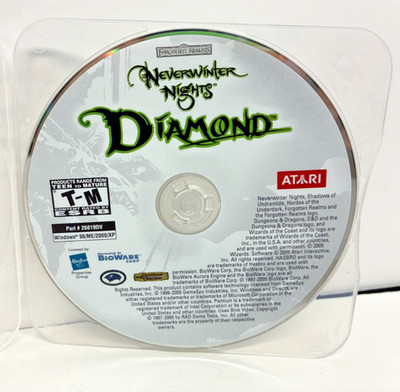 PC: Neverwinter Nights: Diamond *DISC ONLY & FREE SHIPPING*