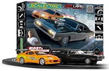 Scalextric Fast & Furious 1:32 Slot Car Set - 8 Track layouts - 17' Track-C1458T