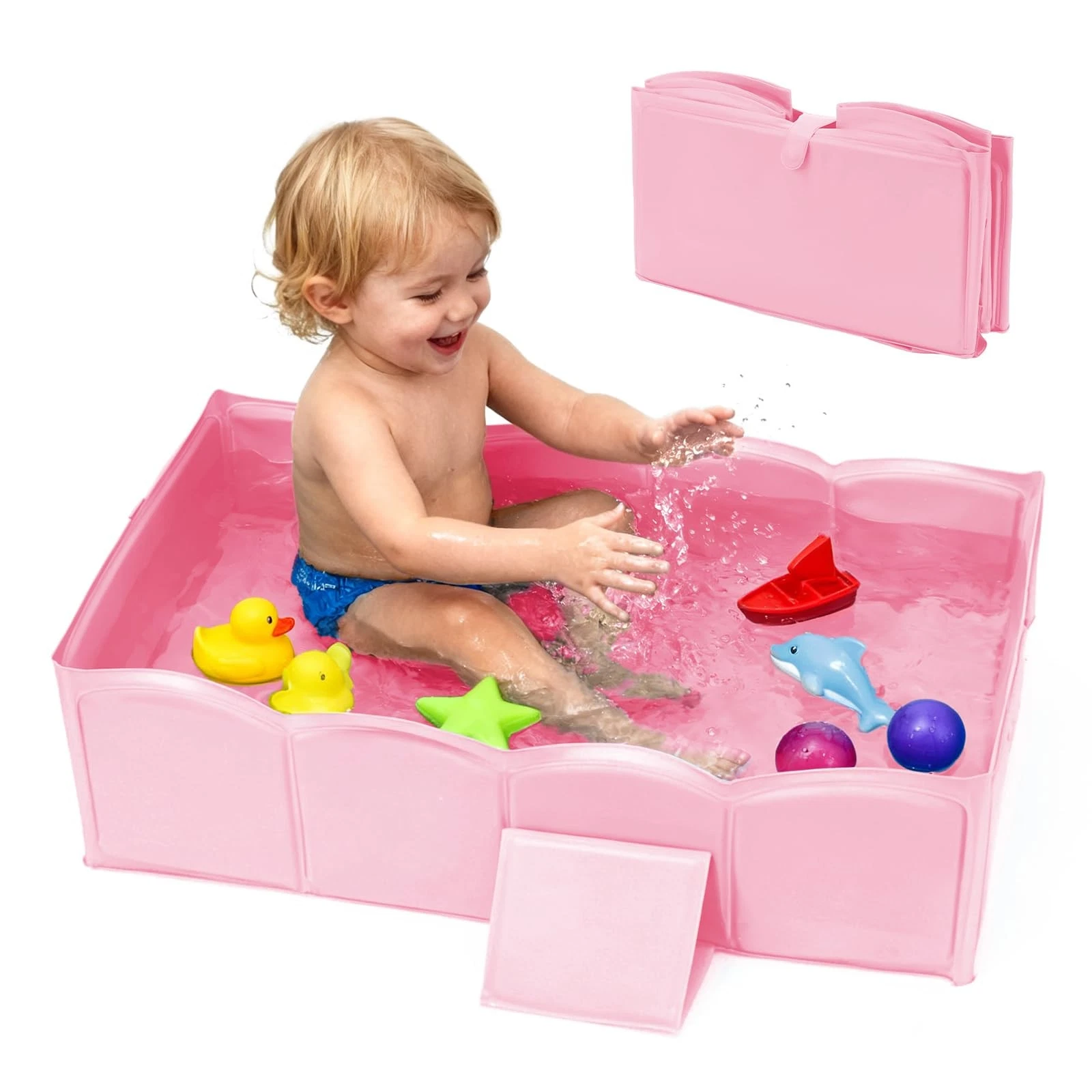 Collapsible Baby Bathtub for Shower,Reinforced Structure Infant Foldable Bath...
Opens in a new wind