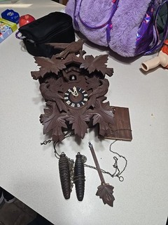 Vintage Bachmaier & Klemmer Cuckoo Clock Working