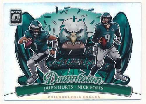 2025 Donruss Optic Jalen Hurts/Nick Foles Base (RAW)