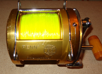 Vintage Penn International 80 Gold Two-Speed Conversion Fishing