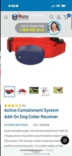 eXtreme Dog Fence Active Receiver Collar Add-on EAF-003 In-Ground Fence Collar