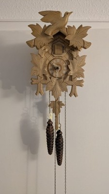 Kuckucksuhr Wanduhr mit Kuckucksruf Hubert Herr Schwarzwaldes Holz