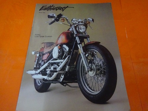 Harley Davidson Vintage Enthusiast Motorcycle Magazine FXRC 1985 Issue