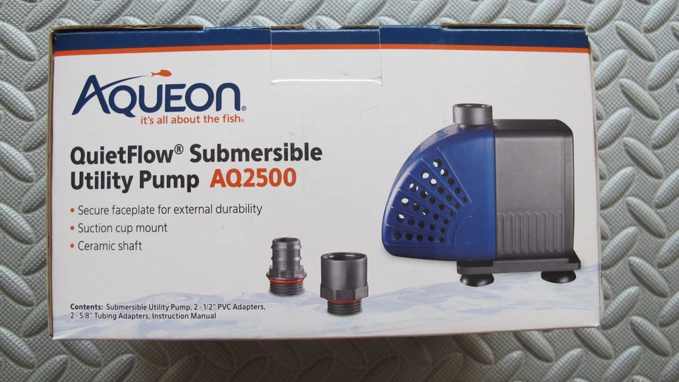 Bomba utilitaria sumergible Aqueon QuietFlow AQ2500 515-GPH Foto 2 de 4