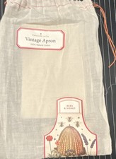 Cavallini & Co. Bees & Honey Vintage Bib Apron 100% Natural Cotton