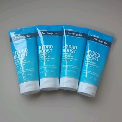 Neutrogena Hydro Boost Whipped Body Balm Hyaluronic Acid 7 oz Lot of 4