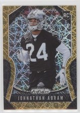 2019 Panini Prizm Rookies Lazer Prizm Johnathan Abram #319 0kz8