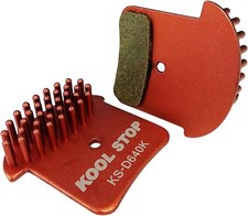 Aero Kool, Disc Brake Pads, Shape: Shimano Zee Saint, Organic, Pair