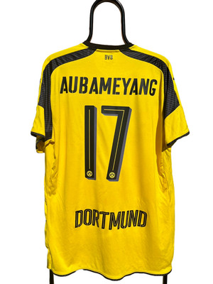 Borussia Dortmund 2016/17 Champions League Home Shirt Aubameyang #17 S. XL Puma