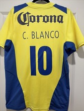 Cuauhtemoc Blanco #10 Mens MEDIUM Club America Home Jersey Champions 2005