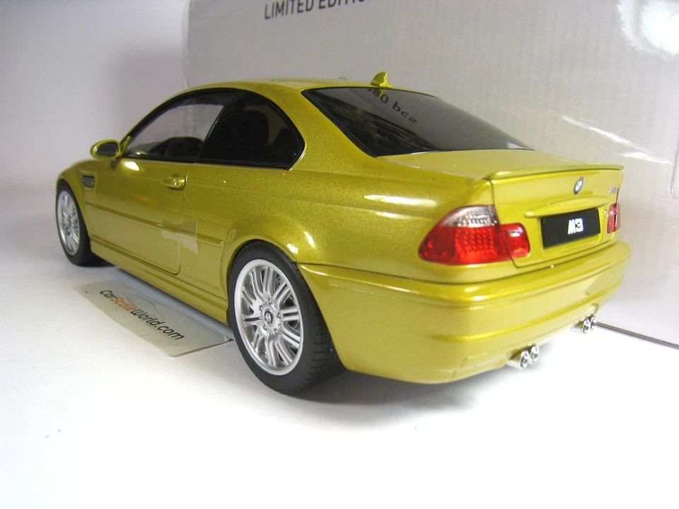 BMW M3 E46 2000 1/18 NOREV (PHOENIX YELLOW) - Imagen 3 de 3